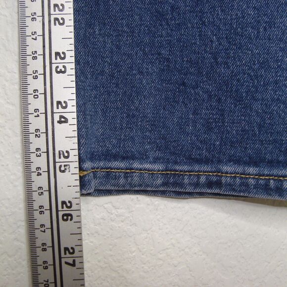 NEW Everlane The Curvy 90s Cheeky Crop Blue Denim Jean Organic Cotton Size 18/20 - Picture 7 of 13